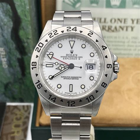 Rolex Explorer II 16570 Box&Papers 1994 for ,346 for sale 